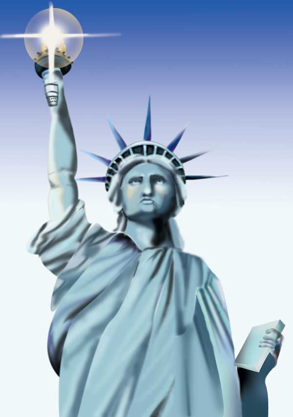 Statue of Liberty logo