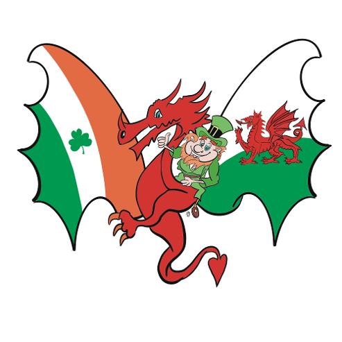 welsh and Irish emblem 